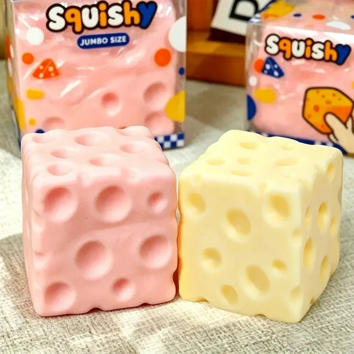Squishy Cheese Block Toy