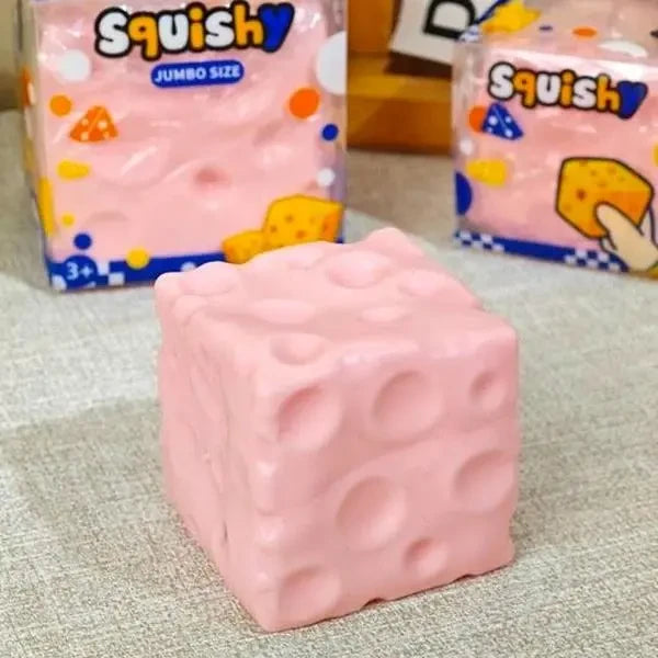 Squishy Cheese Block Toy