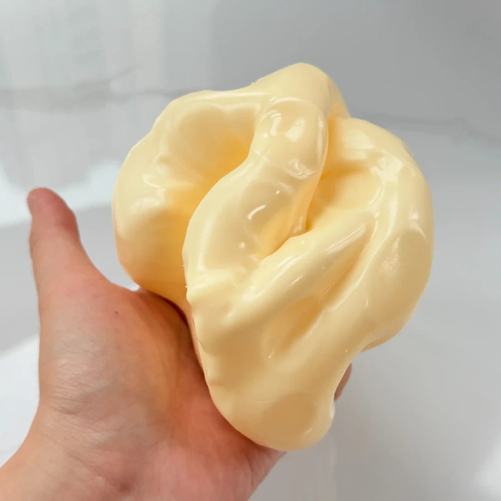 Petroleum Jelly Cheese Squishy Stress Ball