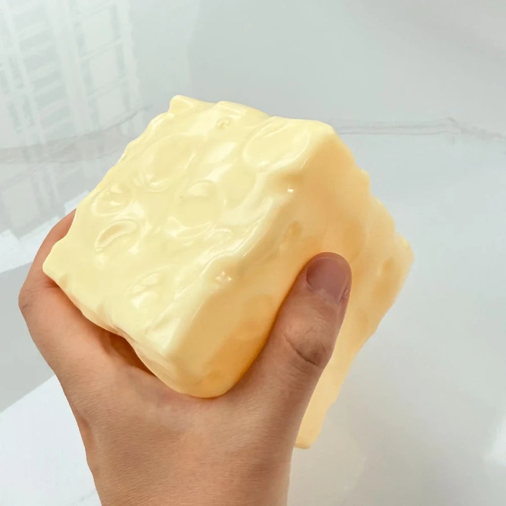 Petroleum Jelly Cheese Squishy Stress Ball