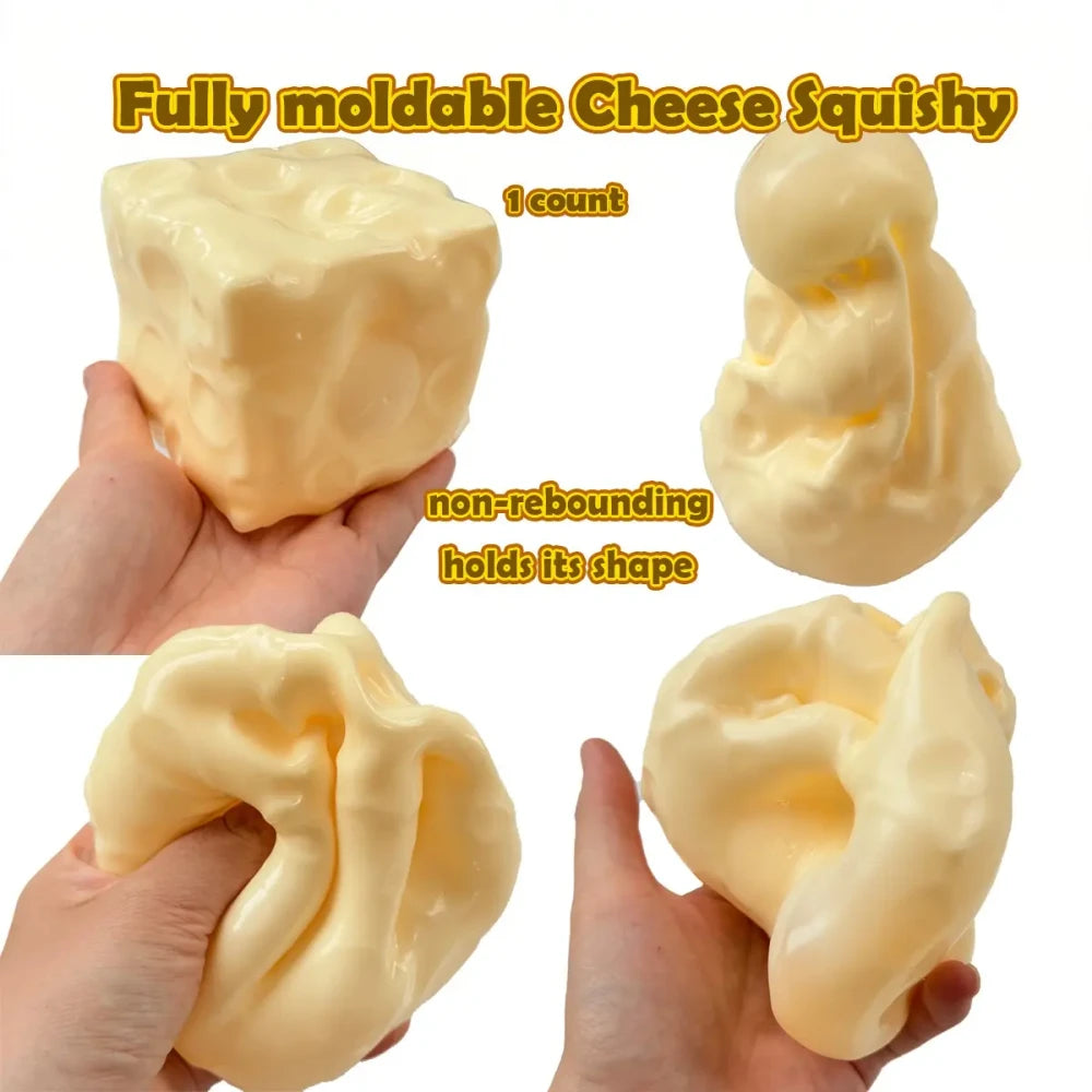 Petroleum Jelly Cheese Squishy Stress Ball