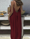 Solid Color Cami Loungewear Dress