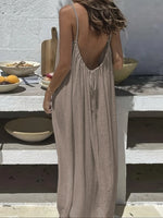 Solid Color Cami Loungewear Dress