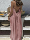 Solid Color Cami Loungewear Dress