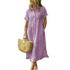 Chouyatou Striped Cotton Shirt Dress