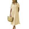 Chouyatou Striped Cotton Shirt Dress